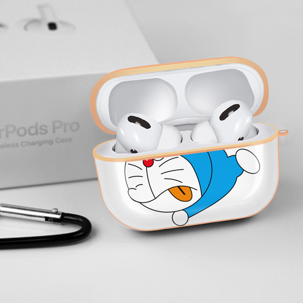 ドラえもん Doraemon 【AirPods Pro用】ハードシェル保護ケース｜耐衝撃・防指紋・カラビナ付き商品仕様