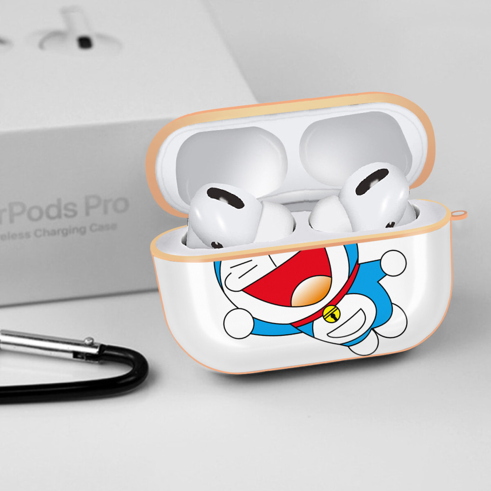 ドラえもん Doraemon 【AirPods Pro用】ハードシェル保護ケース｜耐衝撃・防指紋・カラビナ付き商品仕様