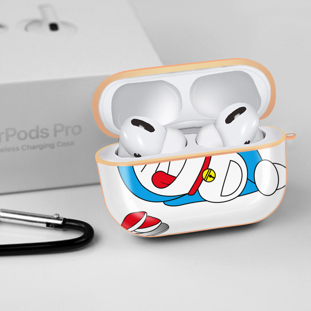 ドラえもん Doraemon 【AirPods Pro用】ハードシェル保護ケース｜耐衝撃・防指紋・カラビナ付き商品仕様