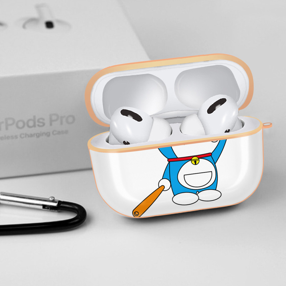 ドラえもん Doraemon 【AirPods Pro用】ハードシェル保護ケース｜耐衝撃・防指紋・カラビナ付き商品仕様