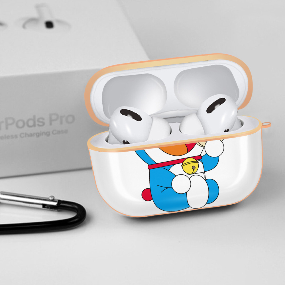 ドラえもん Doraemon 【AirPods Pro用】ハードシェル保護ケース｜耐衝撃・防指紋・カラビナ付き商品仕様