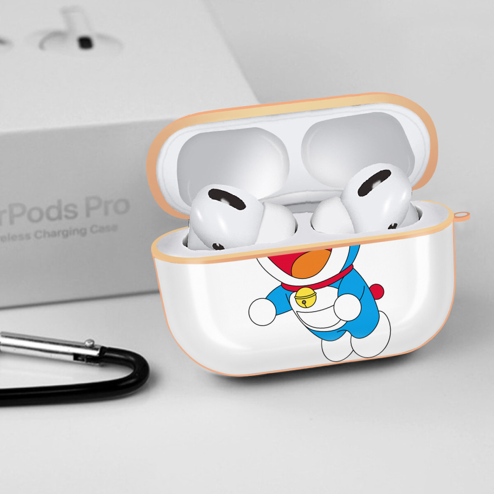 ドラえもん Doraemon 【AirPods Pro用】ハードシェル保護ケース｜耐衝撃・防指紋・カラビナ付き商品仕様