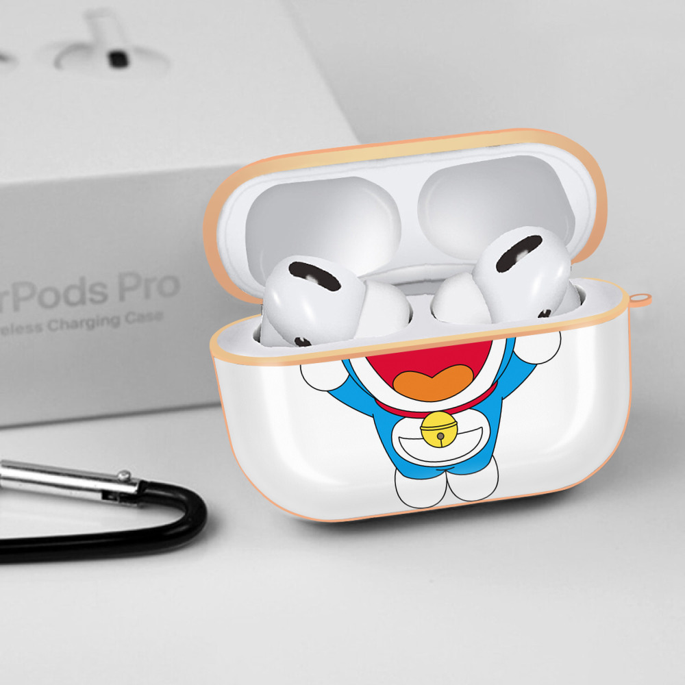 ドラえもん Doraemon 【AirPods Pro用】ハードシェル保護ケース｜耐衝撃・防指紋・カラビナ付き商品仕様