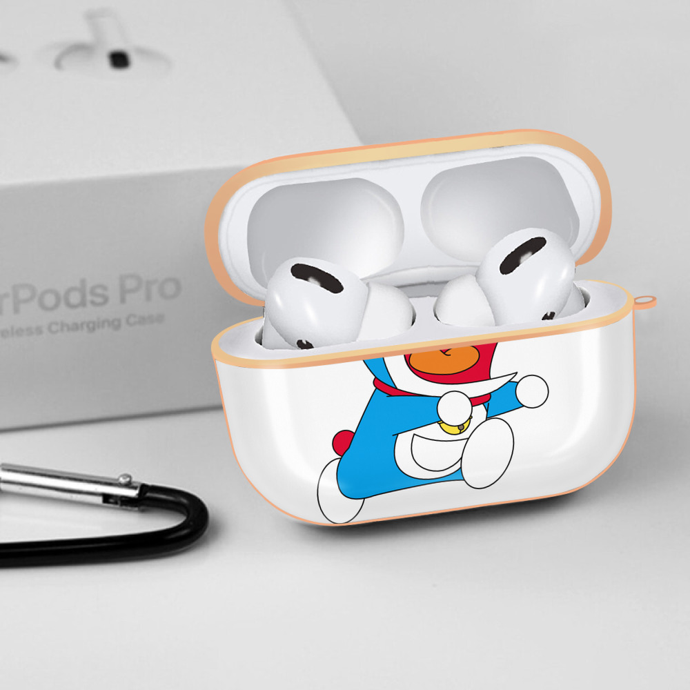 ドラえもん Doraemon 【AirPods Pro用】ハードシェル保護ケース｜耐衝撃・防指紋・カラビナ付き商品仕様