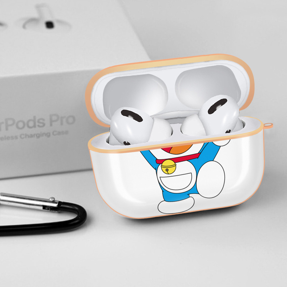 ドラえもん Doraemon 【AirPods Pro用】ハードシェル保護ケース｜耐衝撃・防指紋・カラビナ付き商品仕様