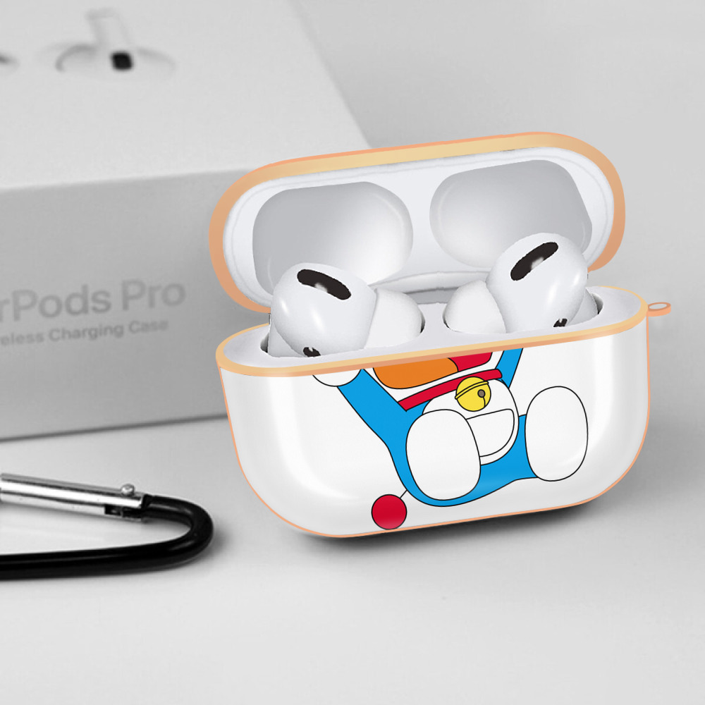 ドラえもん Doraemon 【AirPods Pro用】ハードシェル保護ケース｜耐衝撃・防指紋・カラビナ付き商品仕様
