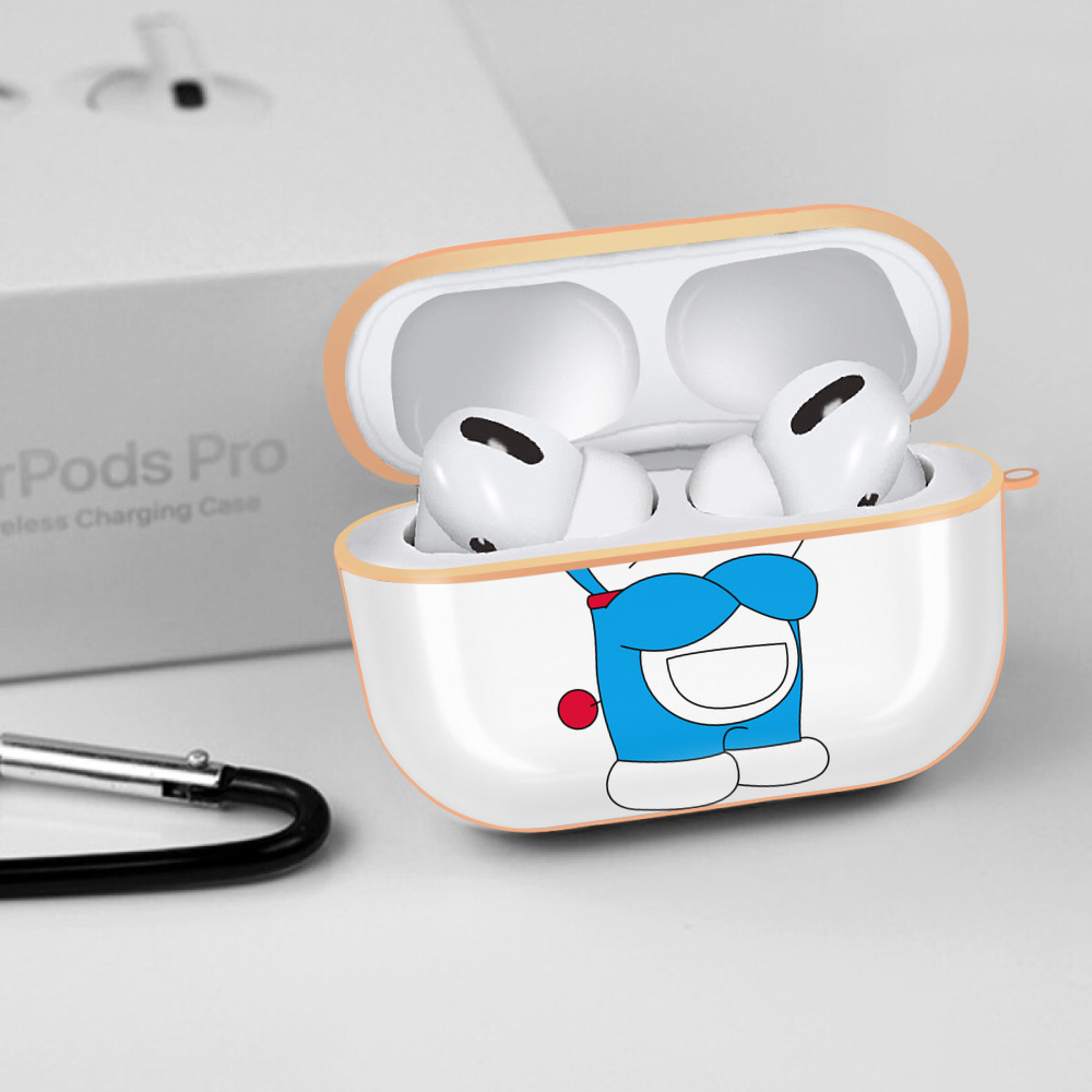 ドラえもん Doraemon 【AirPods Pro用】ハードシェル保護ケース｜耐衝撃・防指紋・カラビナ付き商品仕様