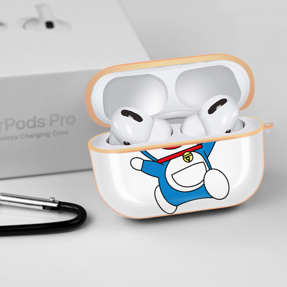 ドラえもん Doraemon 【AirPods Pro用】ハードシェル保護ケース｜耐衝撃・防指紋・カラビナ付き商品仕様