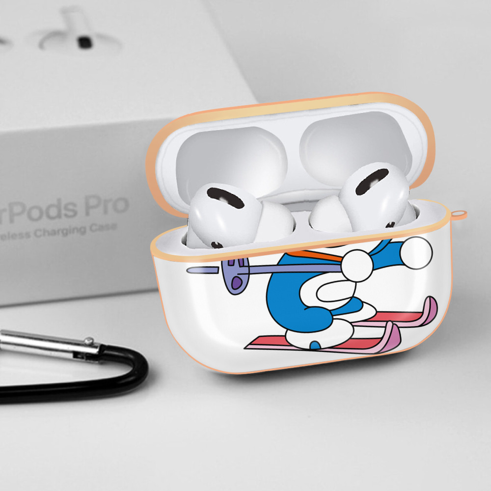 ドラえもん Doraemon 【AirPods Pro用】ハードシェル保護ケース｜耐衝撃・防指紋・カラビナ付き商品仕様