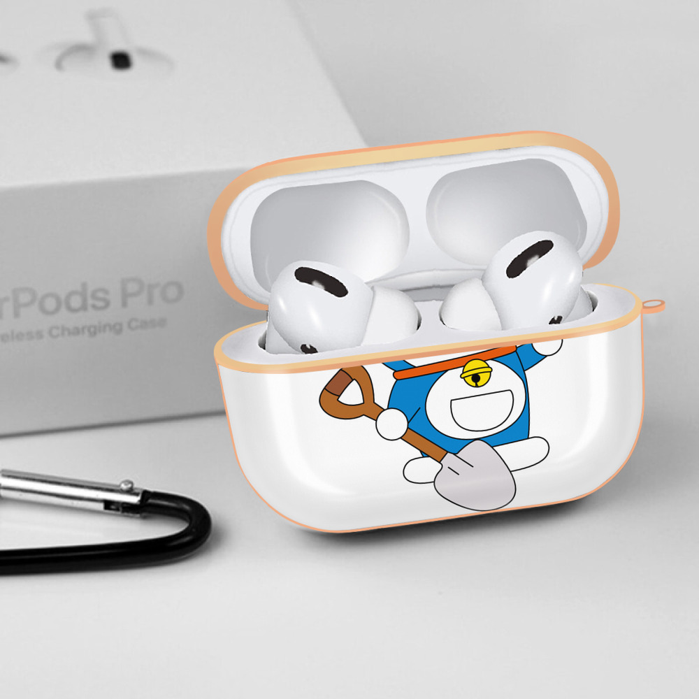 ドラえもん Doraemon 【AirPods Pro用】ハードシェル保護ケース｜耐衝撃・防指紋・カラビナ付き商品仕様
