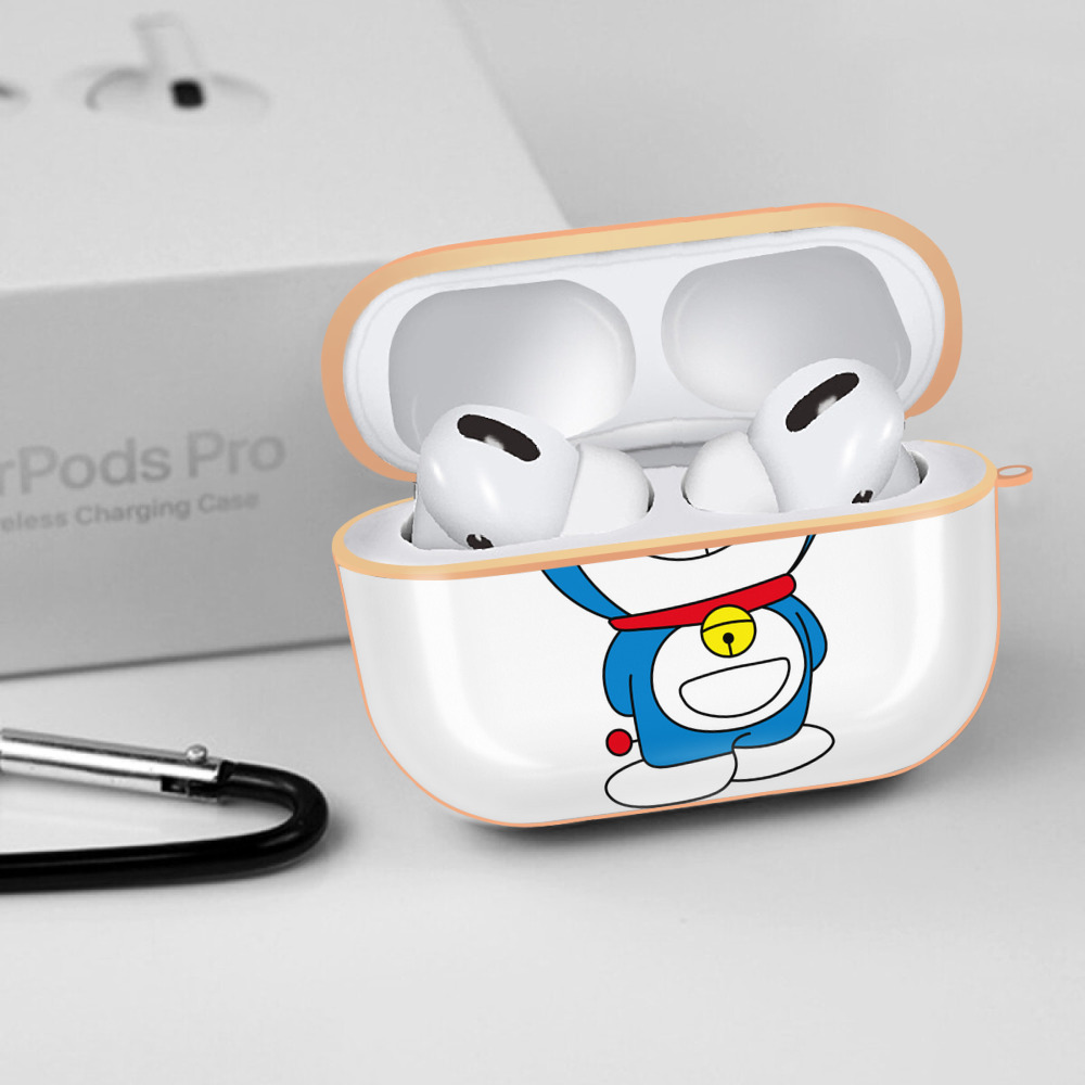ドラえもん Doraemon 【AirPods Pro用】ハードシェル保護ケース｜耐衝撃・防指紋・カラビナ付き商品仕様