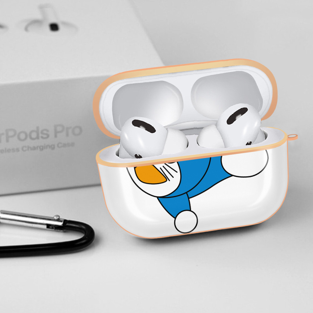 ドラえもん Doraemon 【AirPods Pro用】ハードシェル保護ケース｜耐衝撃・防指紋・カラビナ付き商品仕様