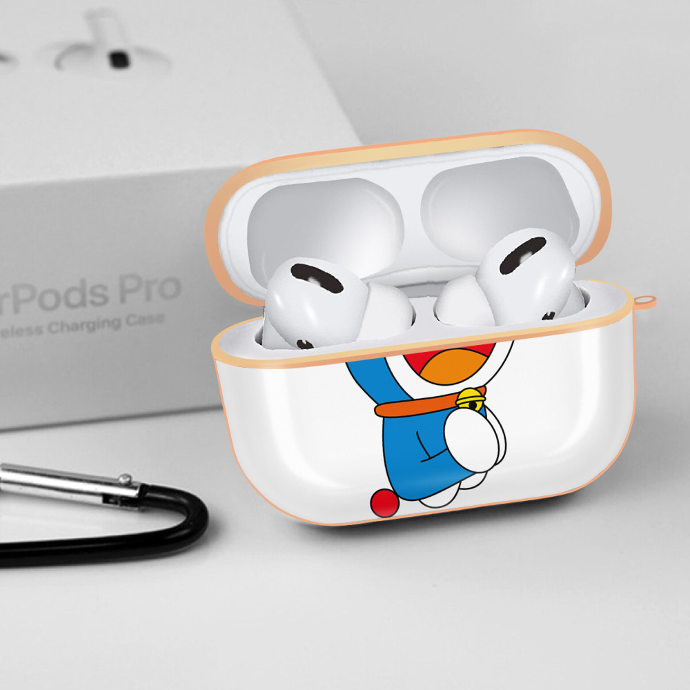ドラえもん Doraemon 【AirPods Pro用】ハードシェル保護ケース｜耐衝撃・防指紋・カラビナ付き商品仕様