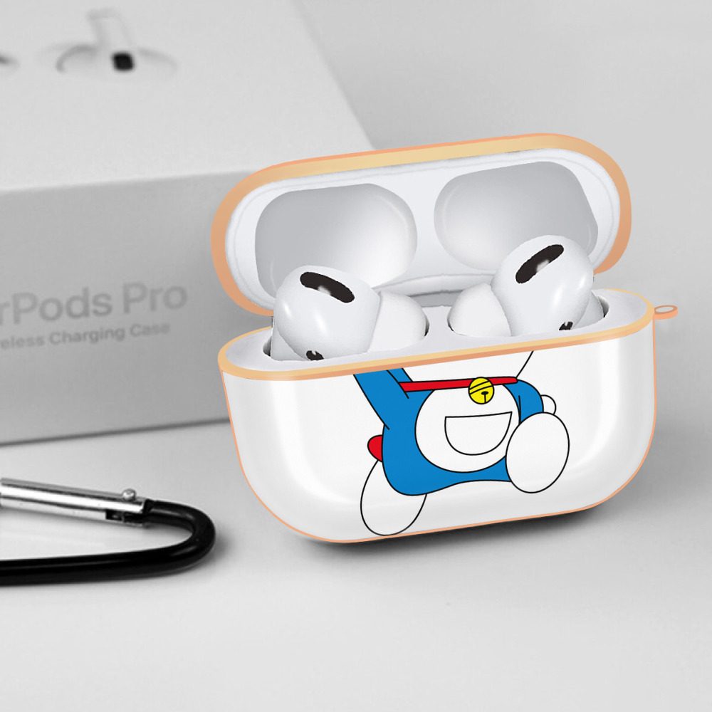 ドラえもん Doraemon 【AirPods Pro用】ハードシェル保護ケース｜耐衝撃・防指紋・カラビナ付き商品仕様
