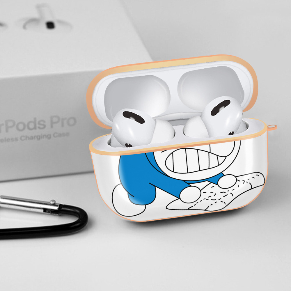 ドラえもん Doraemon 【AirPods Pro用】ハードシェル保護ケース｜耐衝撃・防指紋・カラビナ付き商品仕様