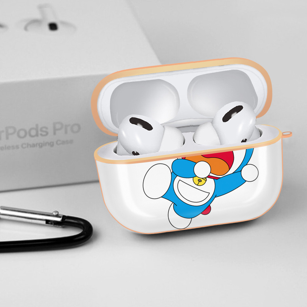ドラえもん Doraemon 【AirPods Pro用】ハードシェル保護ケース｜耐衝撃・防指紋・カラビナ付き商品仕様