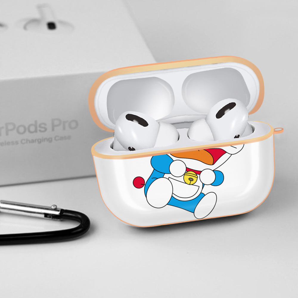 ドラえもん Doraemon 【AirPods Pro用】ハードシェル保護ケース｜耐衝撃・防指紋・カラビナ付き商品仕様