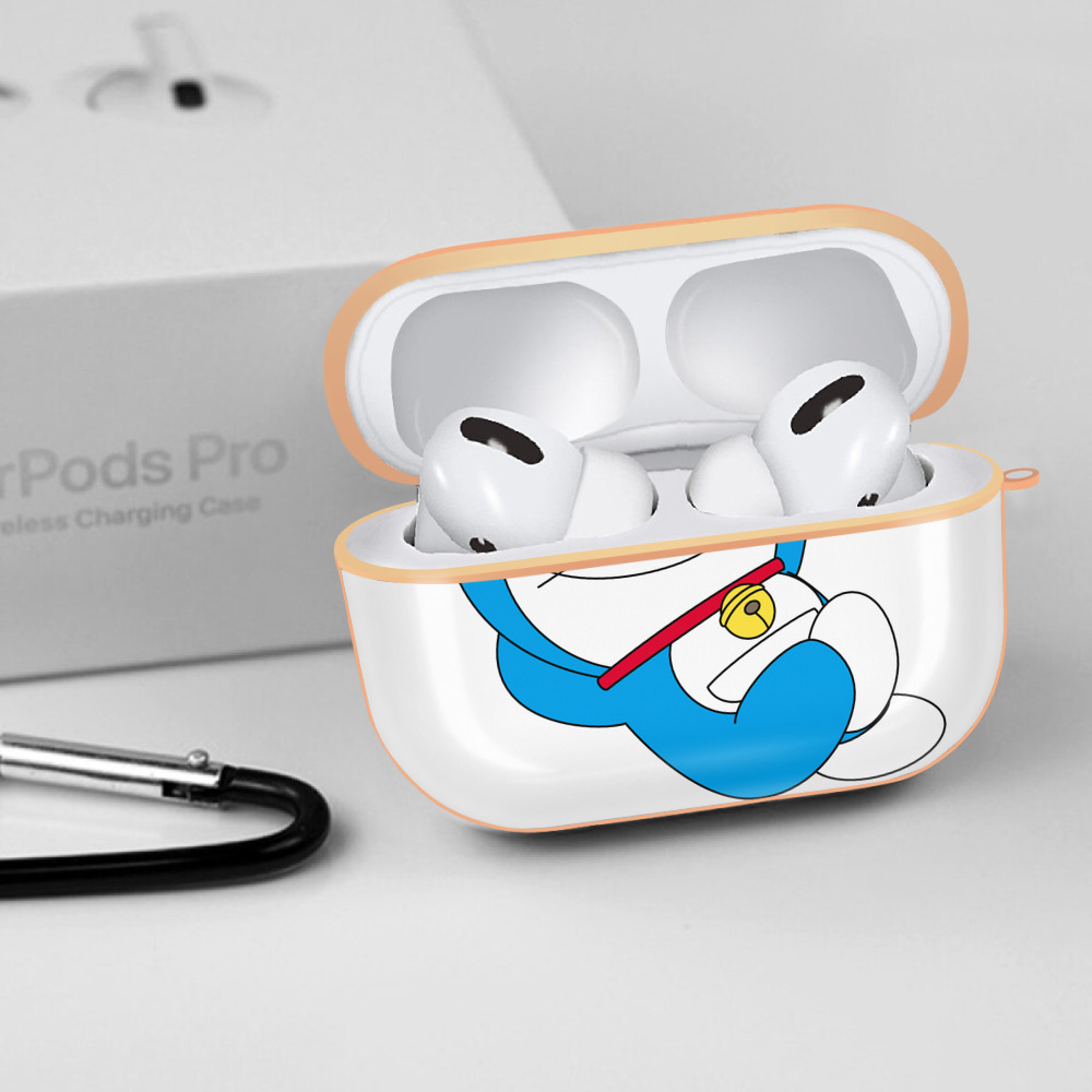 ドラえもん Doraemon 【AirPods Pro用】ハードシェル保護ケース｜耐衝撃・防指紋・カラビナ付き商品仕様