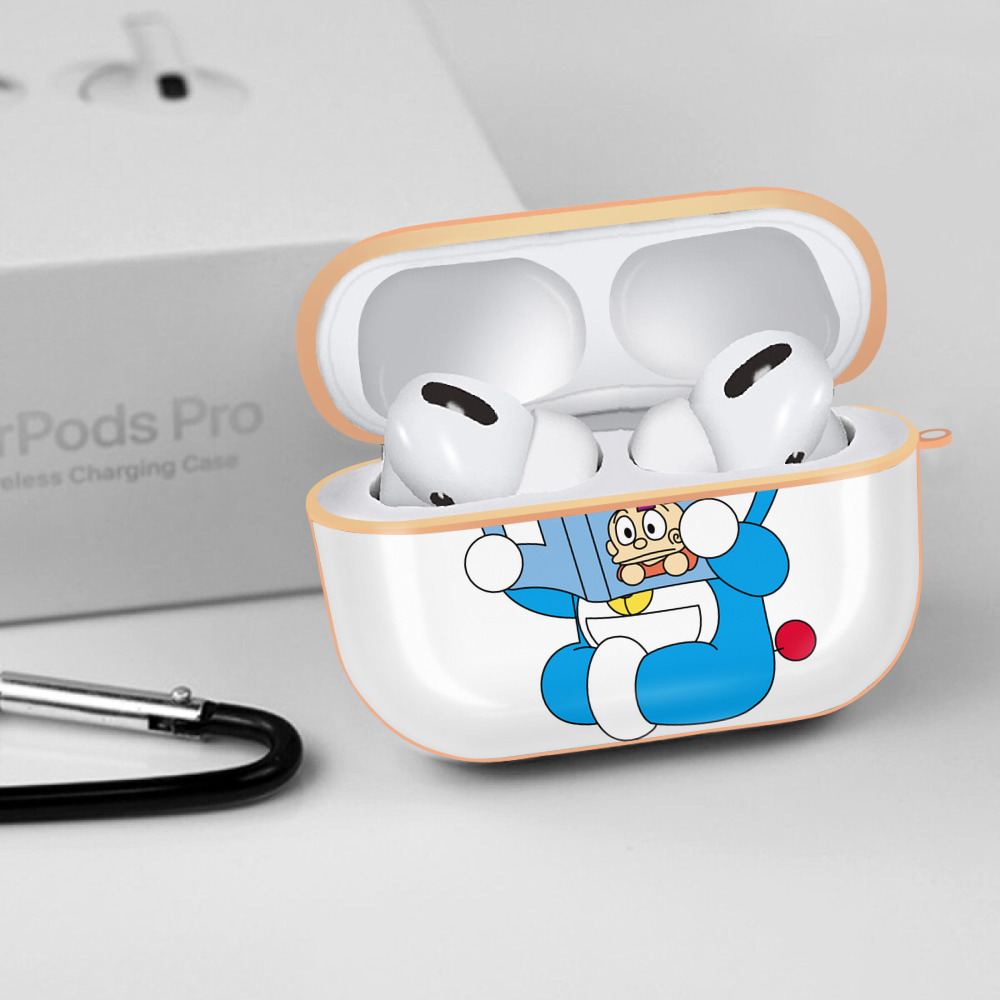 ドラえもん Doraemon 【AirPods Pro用】ハードシェル保護ケース｜耐衝撃・防指紋・カラビナ付き商品仕様