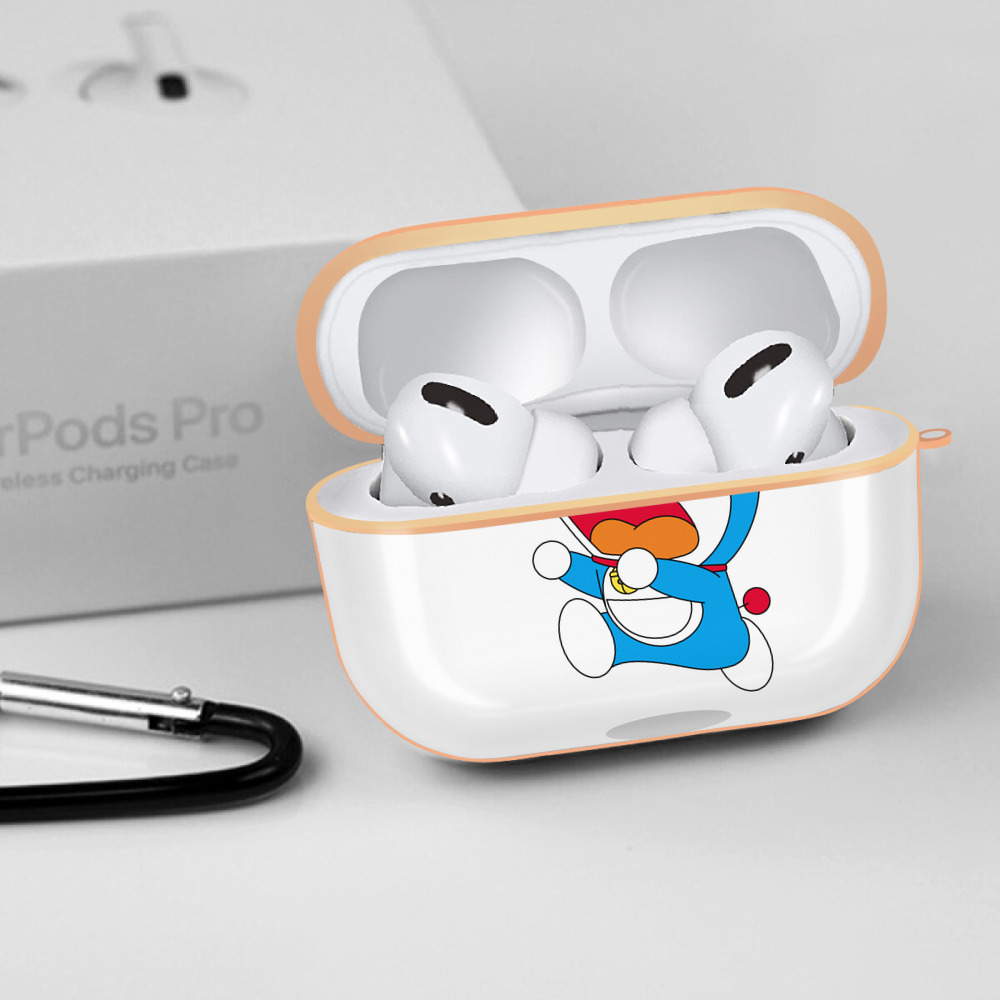 ドラえもん Doraemon 【AirPods Pro用】ハードシェル保護ケース｜耐衝撃・防指紋・カラビナ付き商品仕様