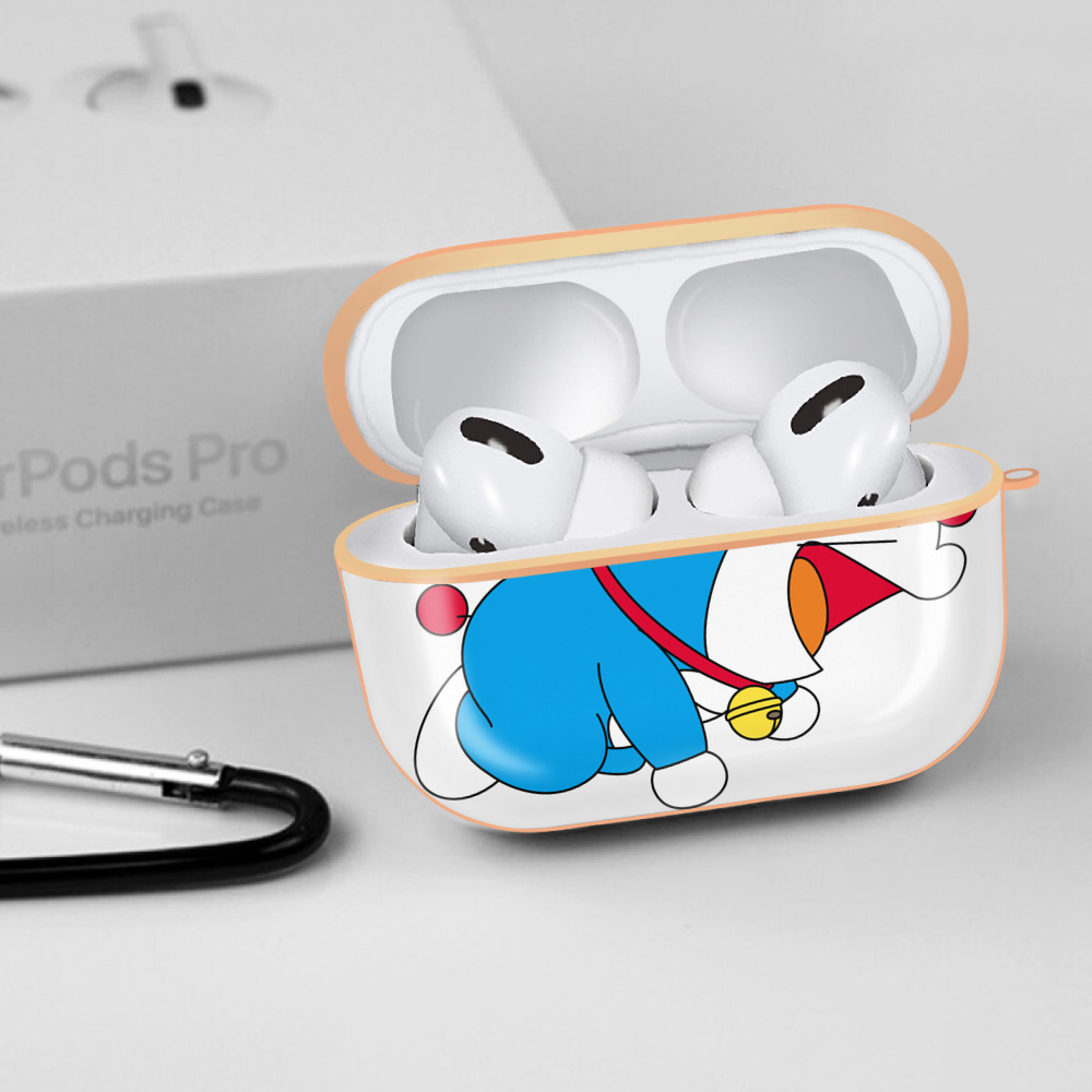 ドラえもん Doraemon 【AirPods Pro用】ハードシェル保護ケース｜耐衝撃・防指紋・カラビナ付き商品仕様