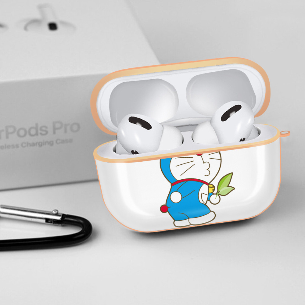 ドラえもん Doraemon 【AirPods Pro用】ハードシェル保護ケース｜耐衝撃・防指紋・カラビナ付き商品仕様