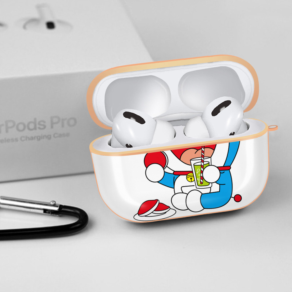 ドラえもん Doraemon 【AirPods Pro用】ハードシェル保護ケース｜耐衝撃・防指紋・カラビナ付き商品仕様