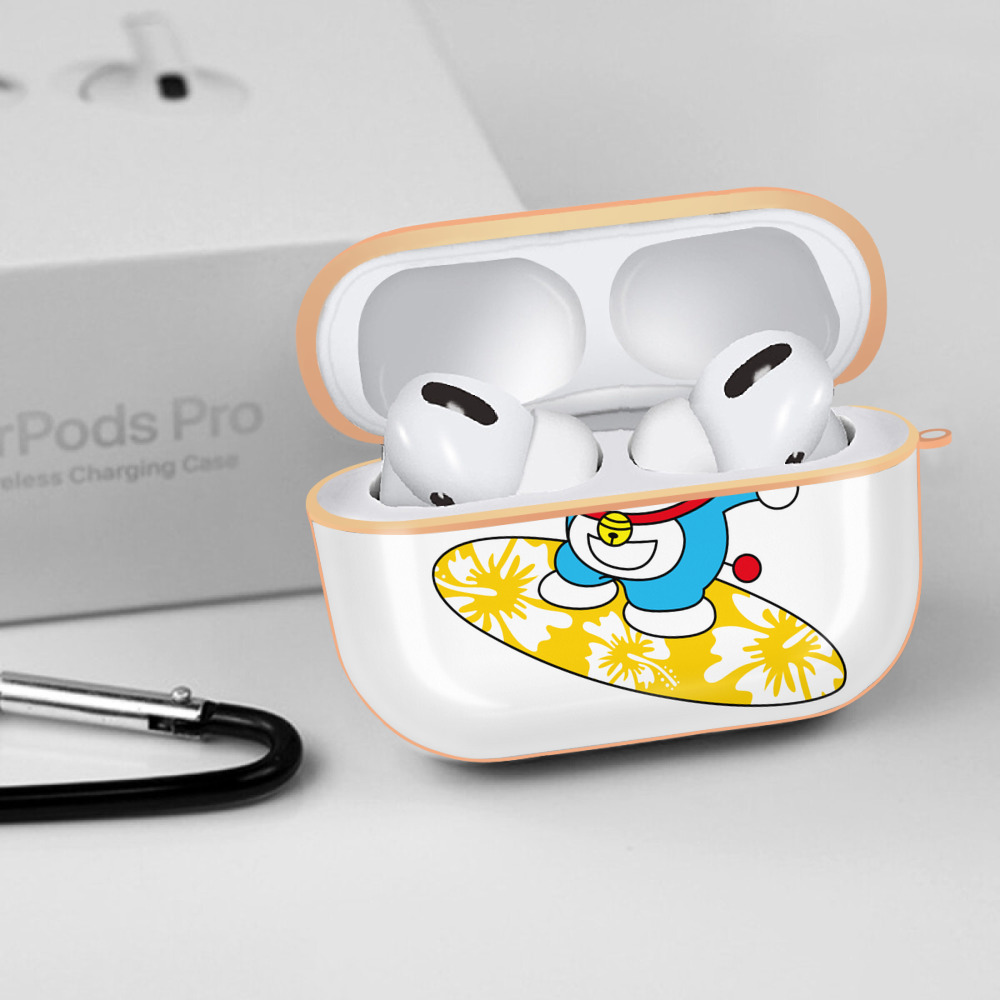 ドラえもん Doraemon 【AirPods Pro用】ハードシェル保護ケース｜耐衝撃・防指紋・カラビナ付き商品仕様