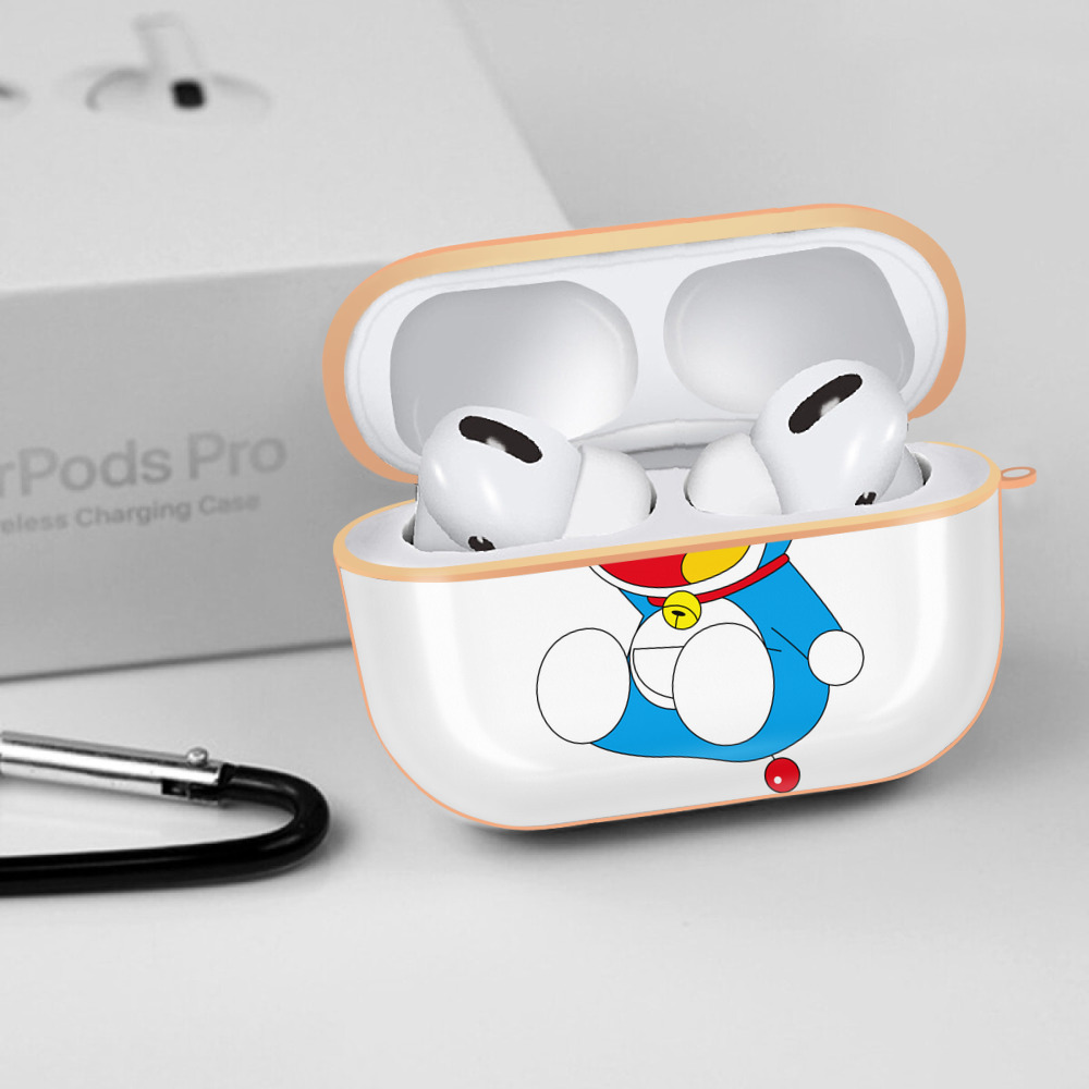ドラえもん Doraemon 【AirPods Pro用】ハードシェル保護ケース｜耐衝撃・防指紋・カラビナ付き商品仕様