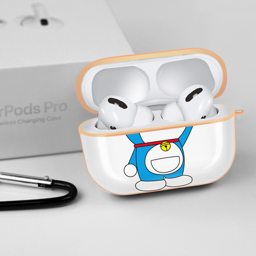 ドラえもん Doraemon 【AirPods Pro用】ハードシェル保護ケース｜耐衝撃・防指紋・カラビナ付き商品仕様