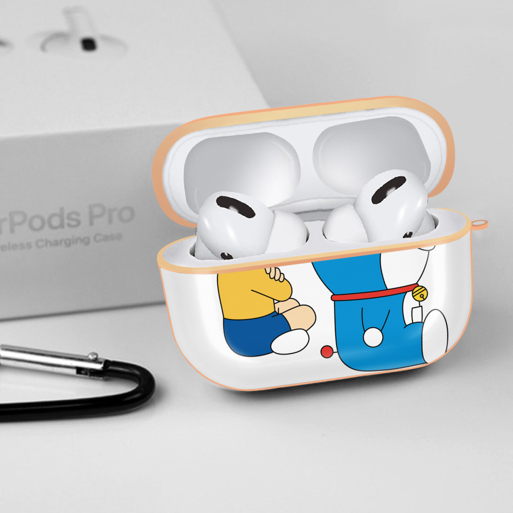 ドラえもん 野比 のび太 Doraemon Nobita Nobi 【AirPods Pro用】ハードシェル保護ケース｜耐衝撃・防指紋・カラビナ付き商品仕様