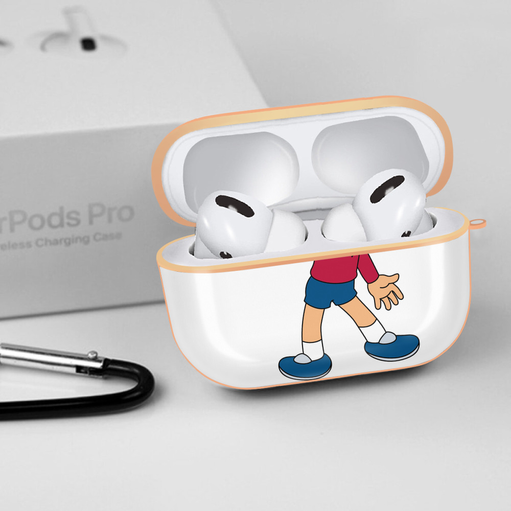 ドラえもん 野比 のび太 Doraemon Nobita Nobi 【AirPods Pro用】ハードシェル保護ケース｜耐衝撃・防指紋・カラビナ付き商品仕様