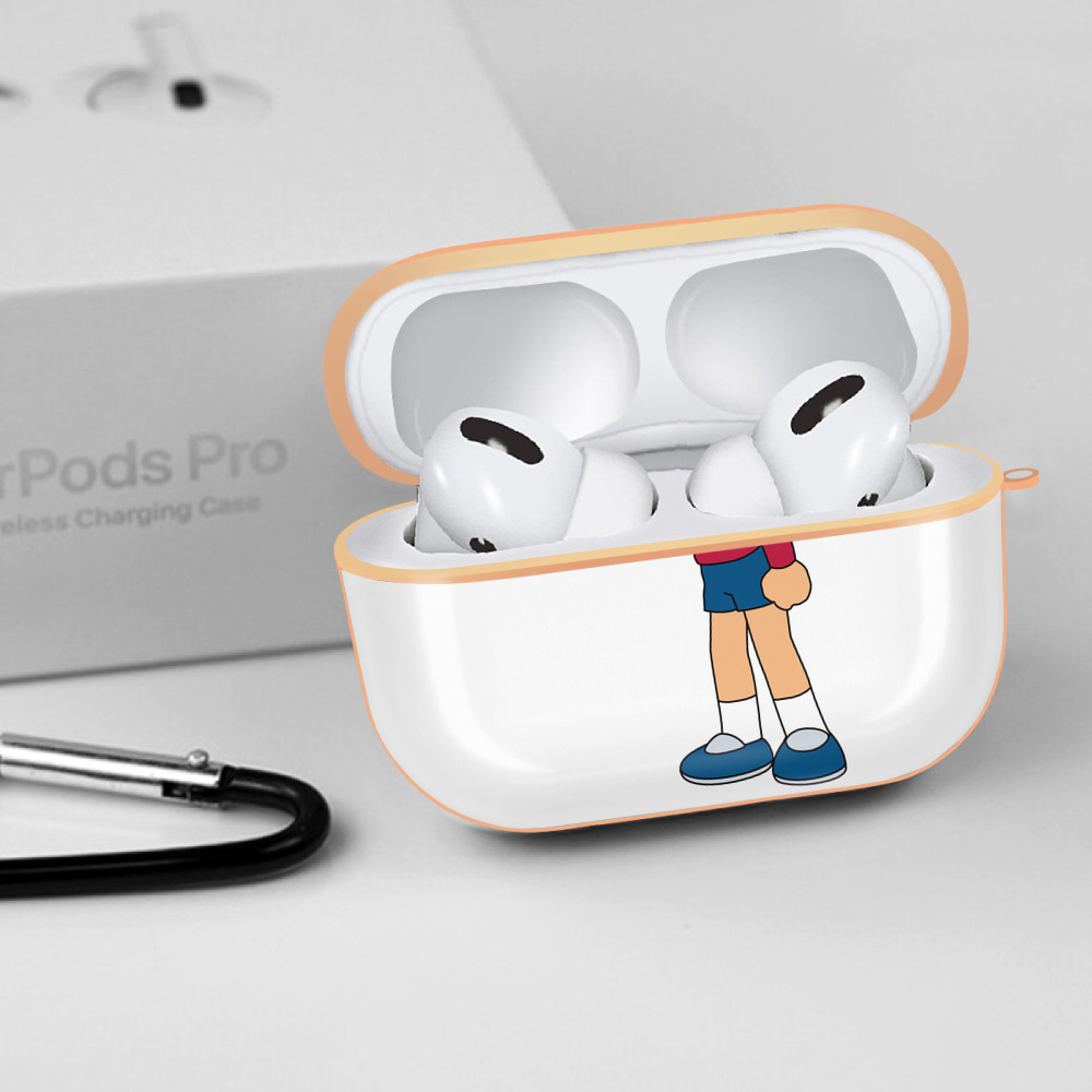 ドラえもん 野比 のび太 Doraemon Nobita Nobi 【AirPods Pro用】ハードシェル保護ケース｜耐衝撃・防指紋・カラビナ付き商品仕様