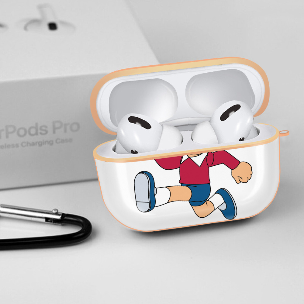 ドラえもん 野比 のび太 Doraemon Nobita Nobi 【AirPods Pro用】ハードシェル保護ケース｜耐衝撃・防指紋・カラビナ付き商品仕様