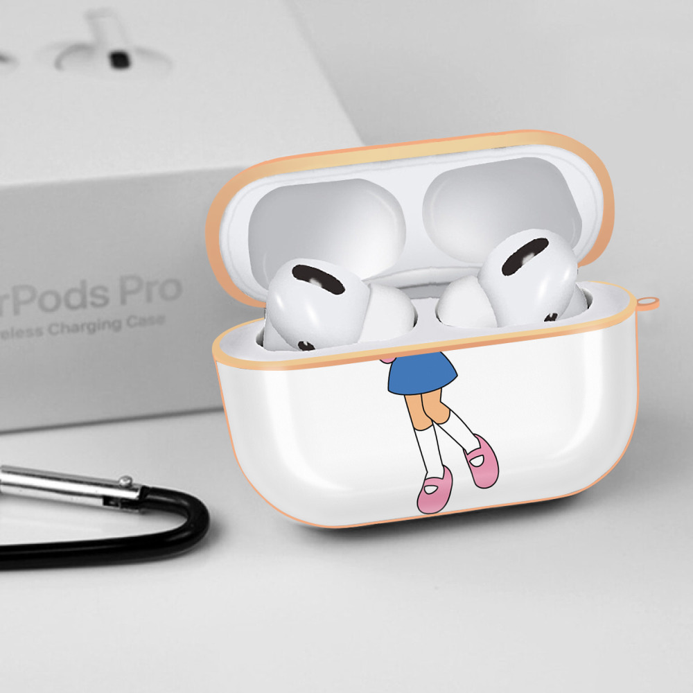 ドラえもん みなもと しずか Doraemon Shizuka Minamoto 【AirPods Pro用】ハードシェル保護ケース｜耐衝撃・防指紋・カラビナ付き商品仕様