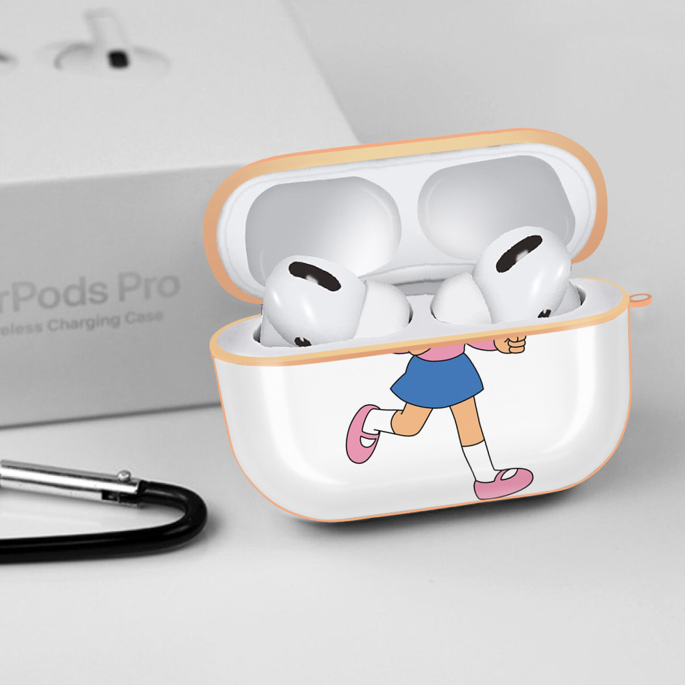 ドラえもん みなもと しずか Doraemon Shizuka Minamoto 【AirPods Pro用】ハードシェル保護ケース｜耐衝撃・防指紋・カラビナ付き商品仕様