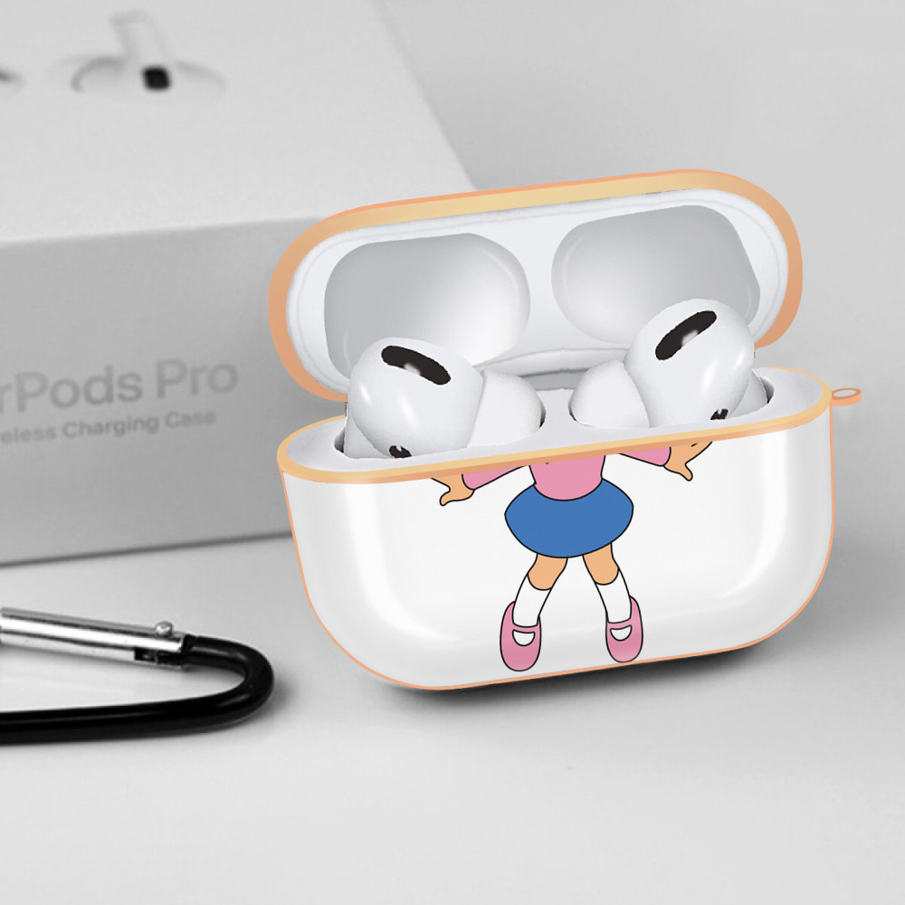 ドラえもん みなもと しずか Doraemon Shizuka Minamoto 【AirPods Pro用】ハードシェル保護ケース｜耐衝撃・防指紋・カラビナ付き商品仕様