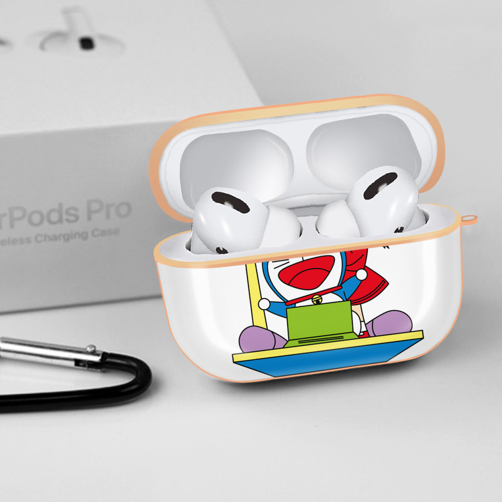 ドラえもん みなもと しずか Doraemon Shizuka Minamoto 【AirPods Pro用】ハードシェル保護ケース｜耐衝撃・防指紋・カラビナ付き商品仕様