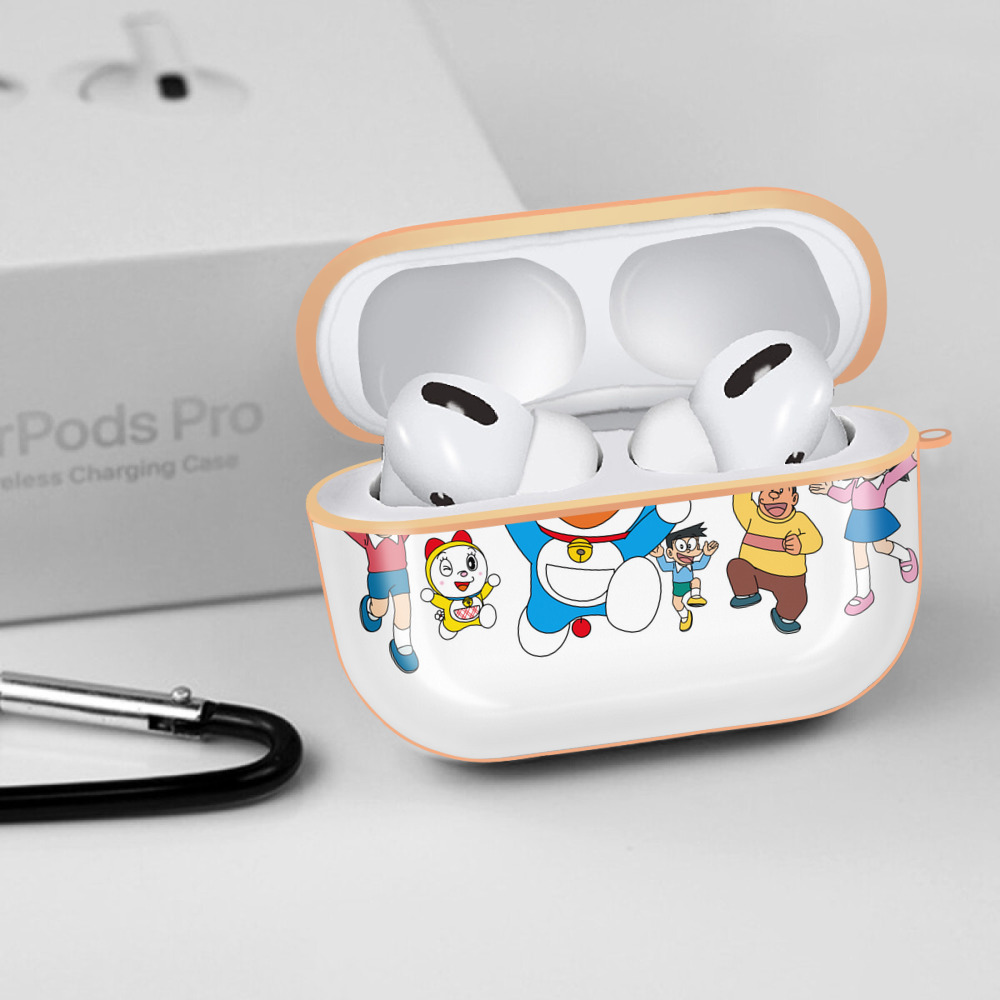 ドラえもん 骨川 スネ夫 Doraemon Honekawa Suneo 【AirPods Pro用】ハードシェル保護ケース｜耐衝撃・防指紋・カラビナ付き商品仕様