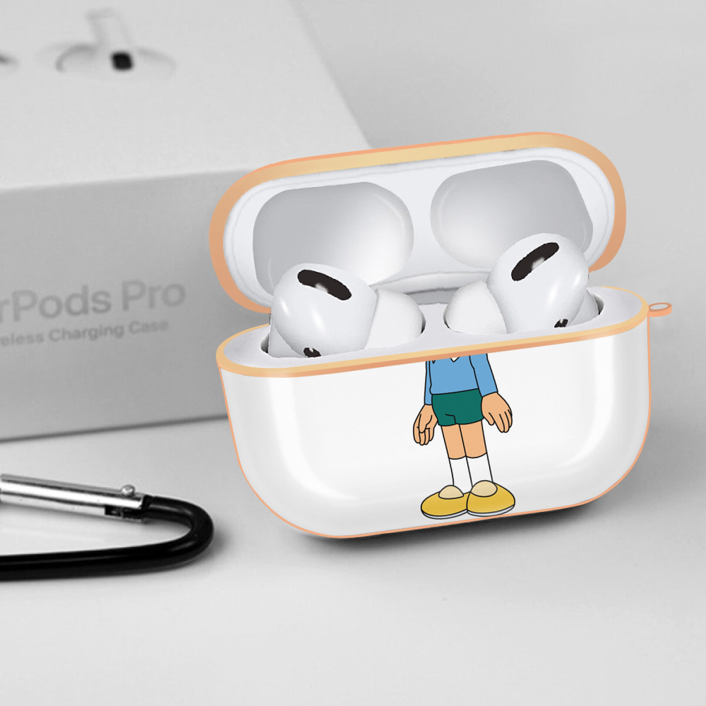 ドラえもん 骨川 スネ夫 Doraemon Honekawa Suneo 【AirPods Pro用】ハードシェル保護ケース｜耐衝撃・防指紋・カラビナ付き商品仕様