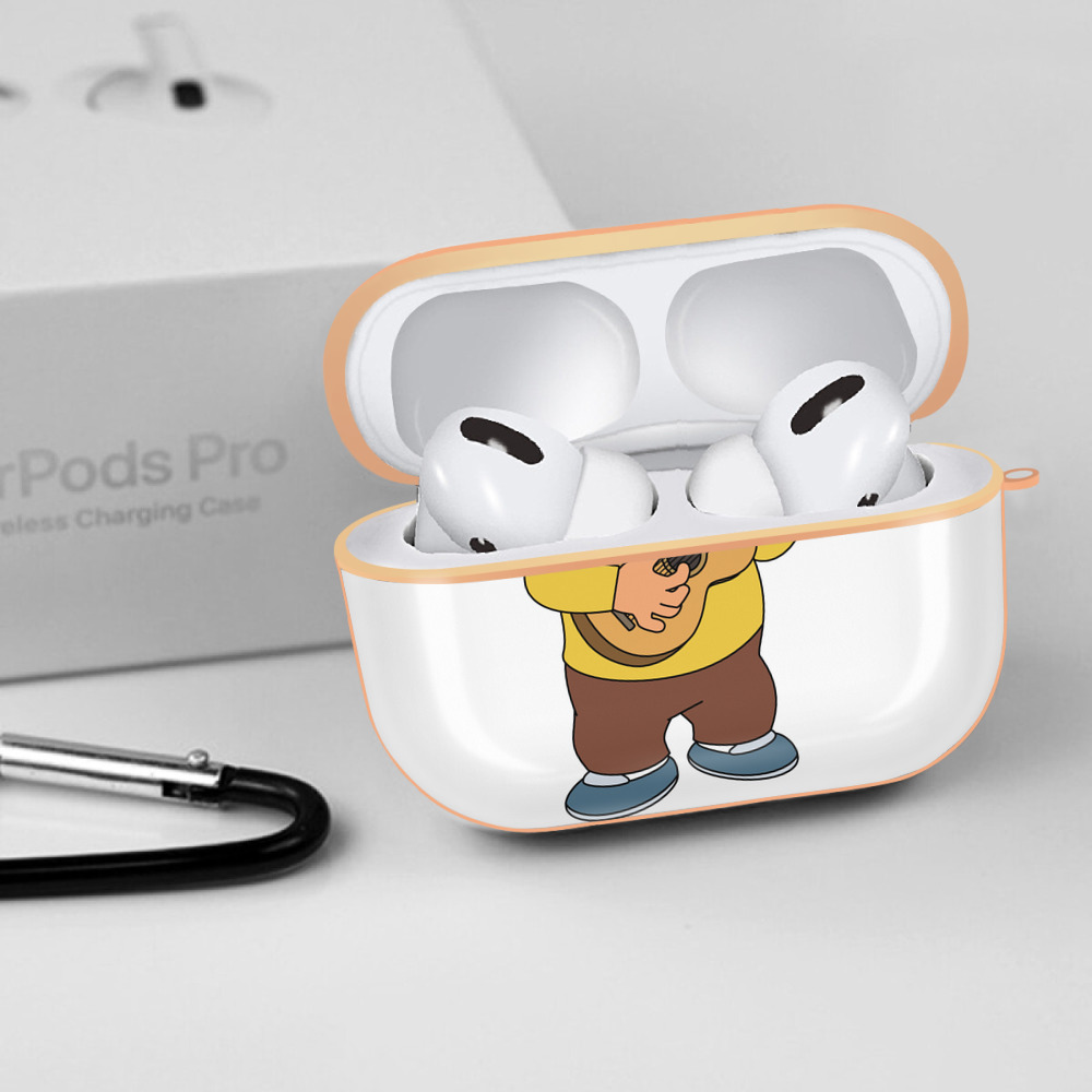 ドラえもん 剛田武 Doraemon Gouta Takeshi 【AirPods Pro用】ハードシェル保護ケース｜耐衝撃・防指紋・カラビナ付き商品仕様