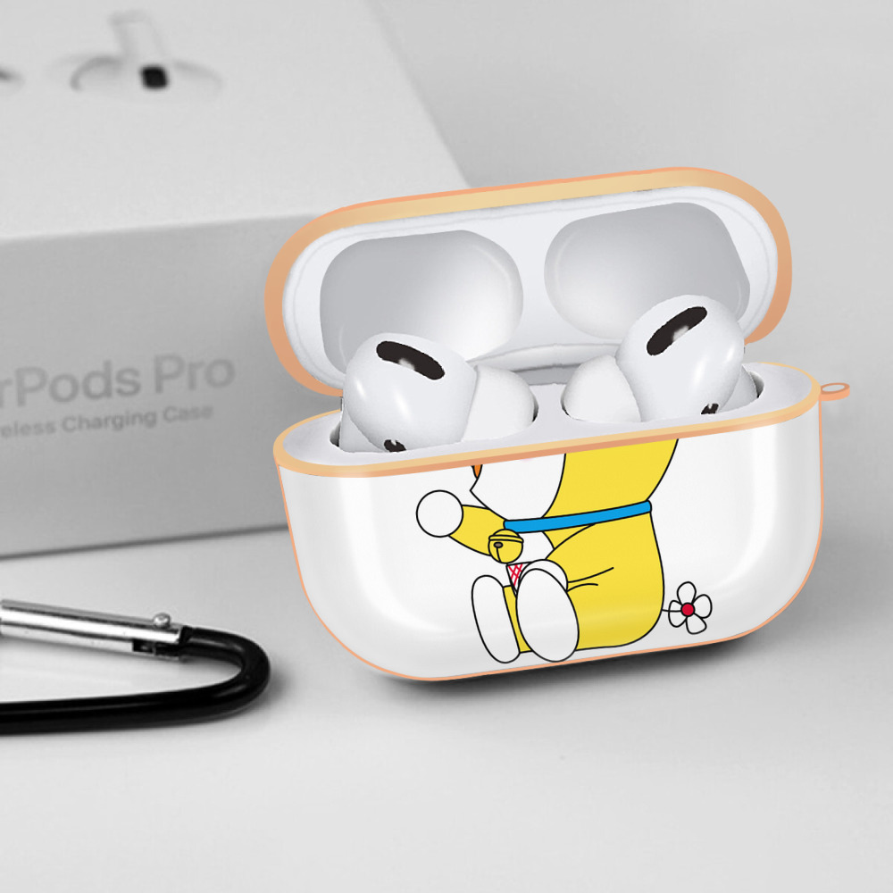ドラえもん ドラミ Doraemon Dorami 【AirPods Pro用】ハードシェル保護ケース｜耐衝撃・防指紋・カラビナ付き商品仕様