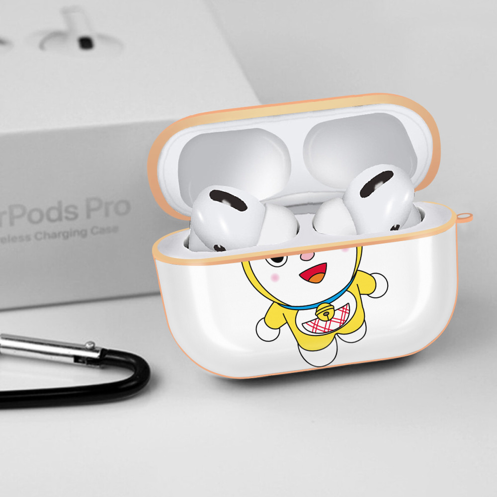 ドラえもん ドラミ Doraemon Dorami 【AirPods Pro用】ハードシェル保護ケース｜耐衝撃・防指紋・カラビナ付き商品仕様