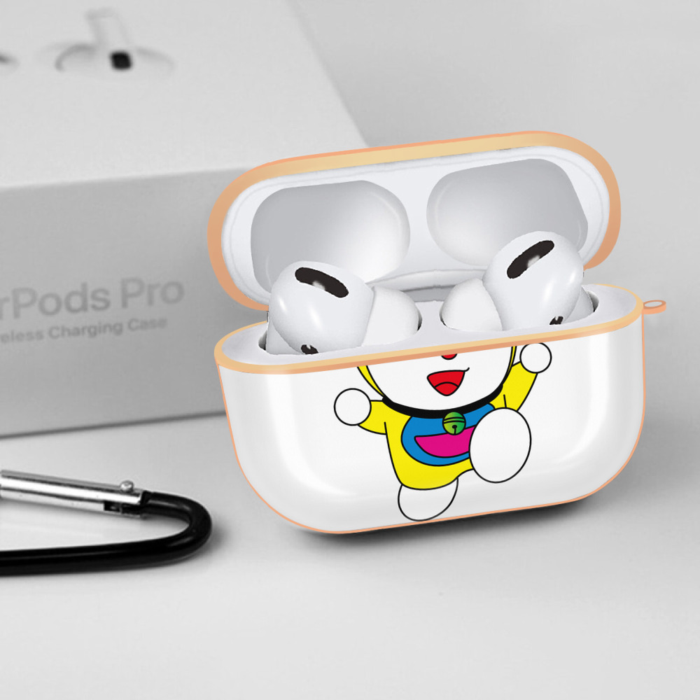 ドラえもん ドラミ Doraemon Dorami 【AirPods Pro用】ハードシェル保護ケース｜耐衝撃・防指紋・カラビナ付き商品仕様