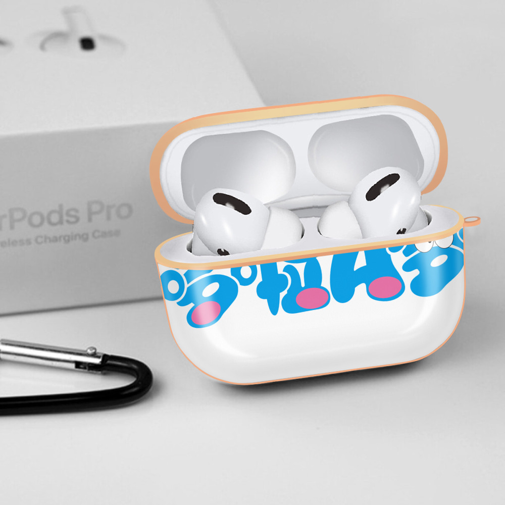 ドラえもん Doraemon 【AirPods Pro用】ハードシェル保護ケース｜耐衝撃・防指紋・カラビナ付き商品仕様